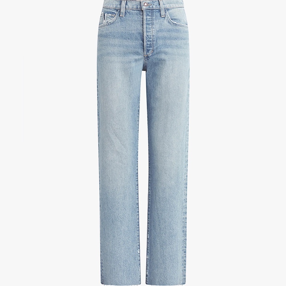 Favorite Daughter Light Blue Straight Leg Jeans